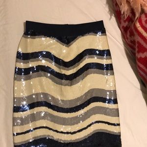 Tory Burch sequined skirt